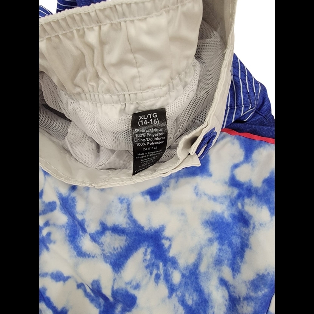 (B) Boys Swim Trunks Blue/White - Picture 3 of 8